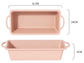 Molde silicona premium budin ingles